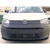 VW Caddy 2021 On V2 Front Bumper Spoiler Splitter Lip - Gloss Black